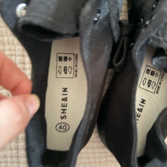 SHEIN platform black converse - Picture 4 of 4
